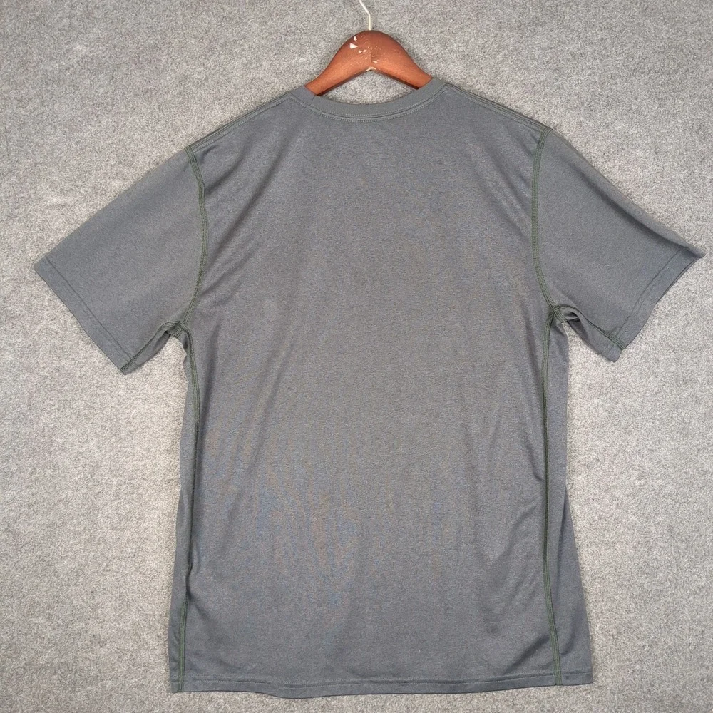 Nike Mens Dri-FIT Short Sleeve Training‎ Shirt Charcoal Gray Size M